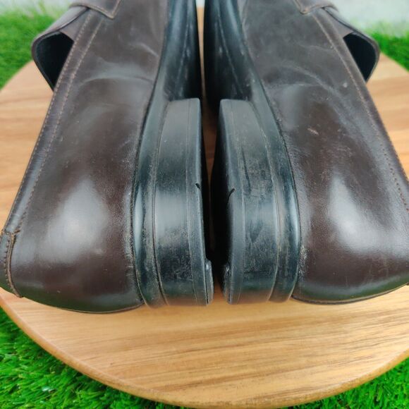 To Boot New York Adam Derrick Dark Brown Penny Loafers Leather Italy Men’s 9.5